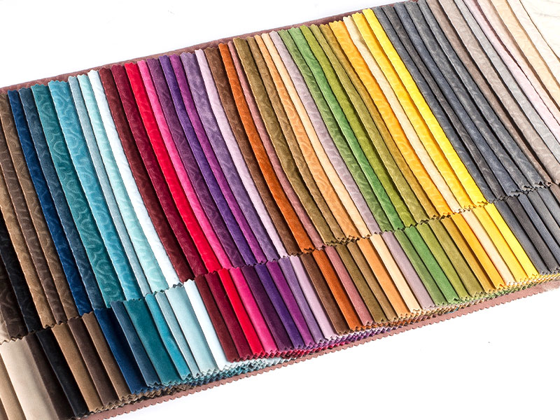 پارچه مخملی برجسته رنگ شده با رنگ بالا برای طراحی داخلی