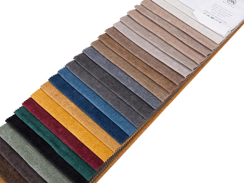 پارچه اثاثه یا لوازم داخلی چنیل 250 - 520gsm رنگ جامد چنیل