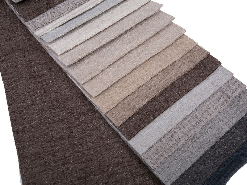 پارچه اثاثه یا لوازم داخلی چنیل 250 - 520gsm رنگ جامد چنیل